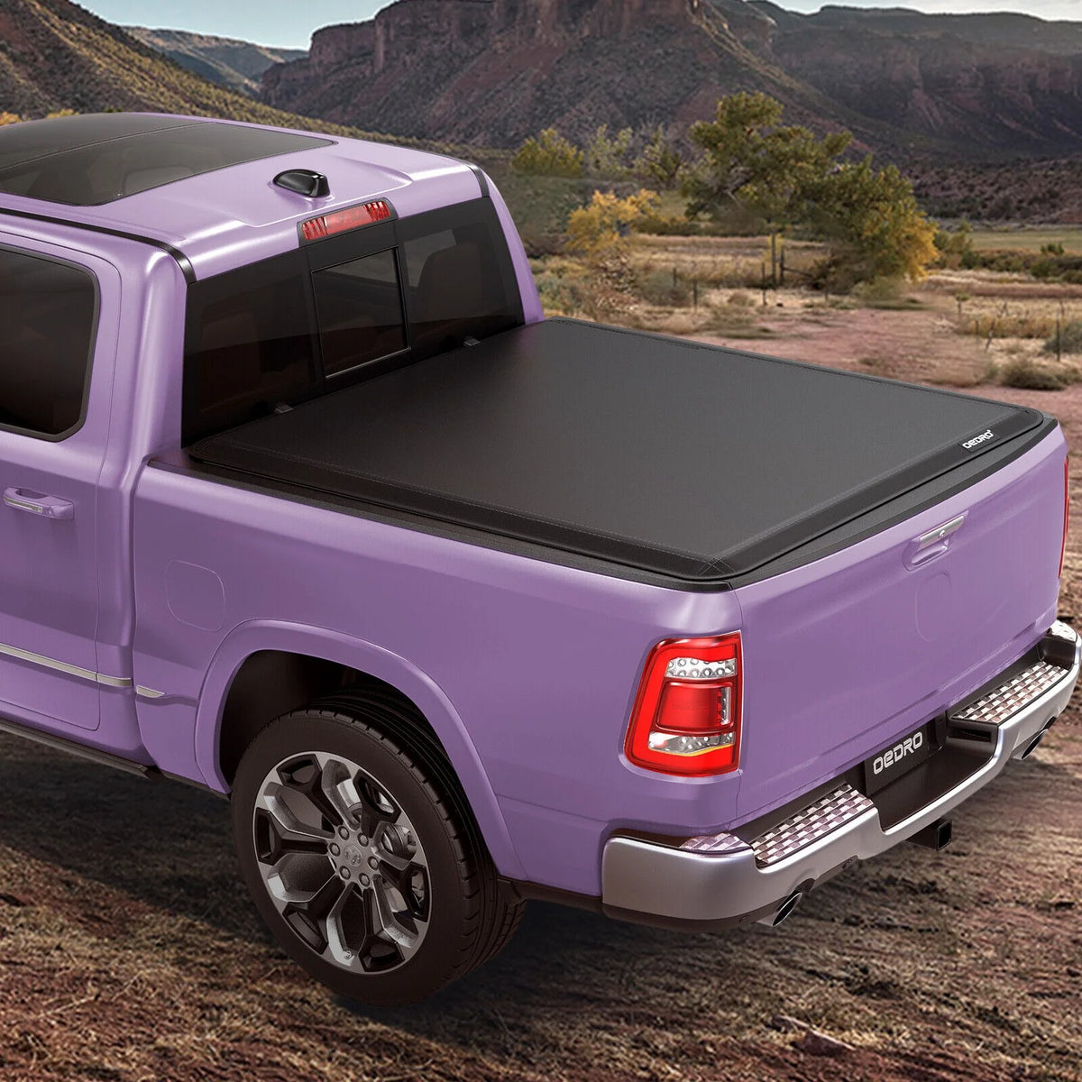 5ft Soft Tri-fold Truck Bed Tonneau Cover with Rail System H114
