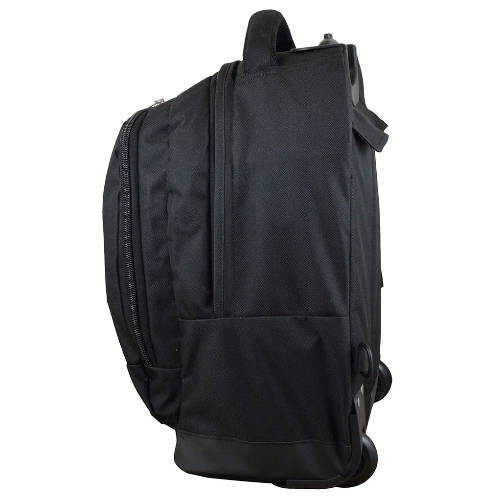 Black Premium Wheeled Backpack Y907