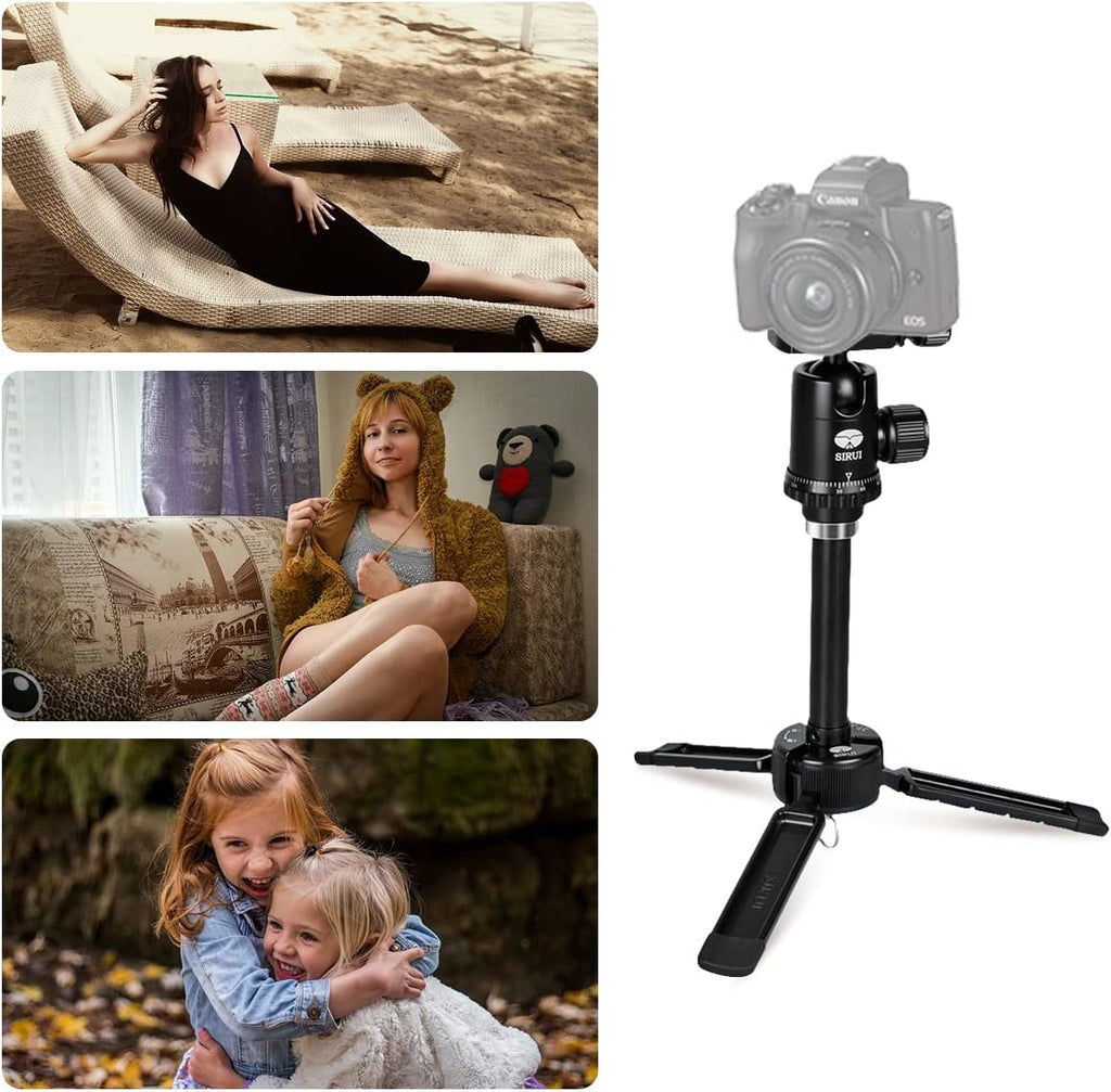Mini Desktop Tripod with 360° Ball Head, Aluminum Tripod D40623