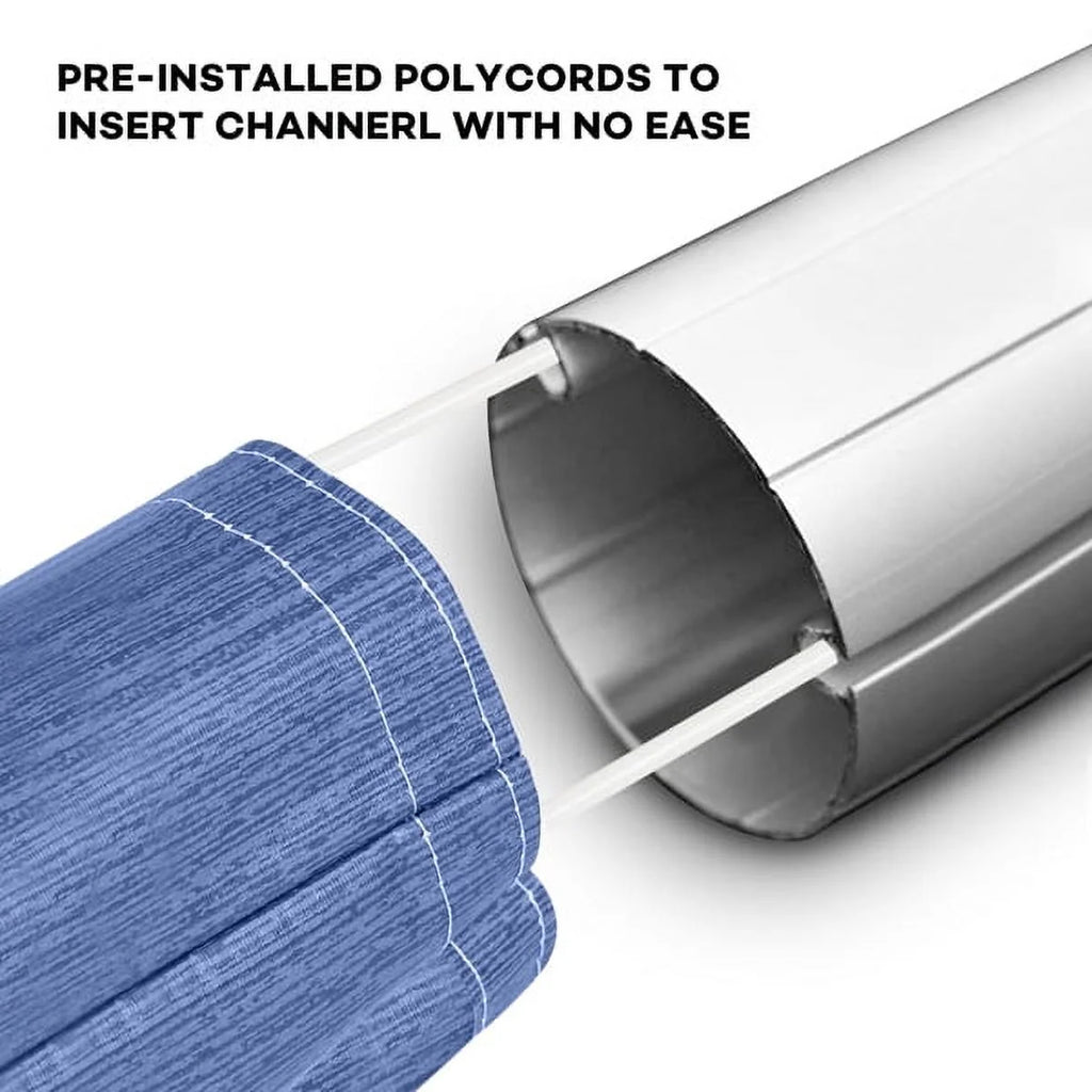 Blue Heavy Duty RV Awning Fabric Replacement 17' E653758