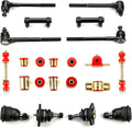 Red Polyurethane Front End Suspension Rebuild Kit (22 Piece Kit) L5058