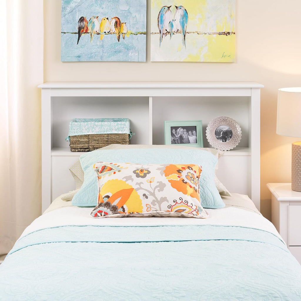 Black Twin Bookcase Headboard R3738