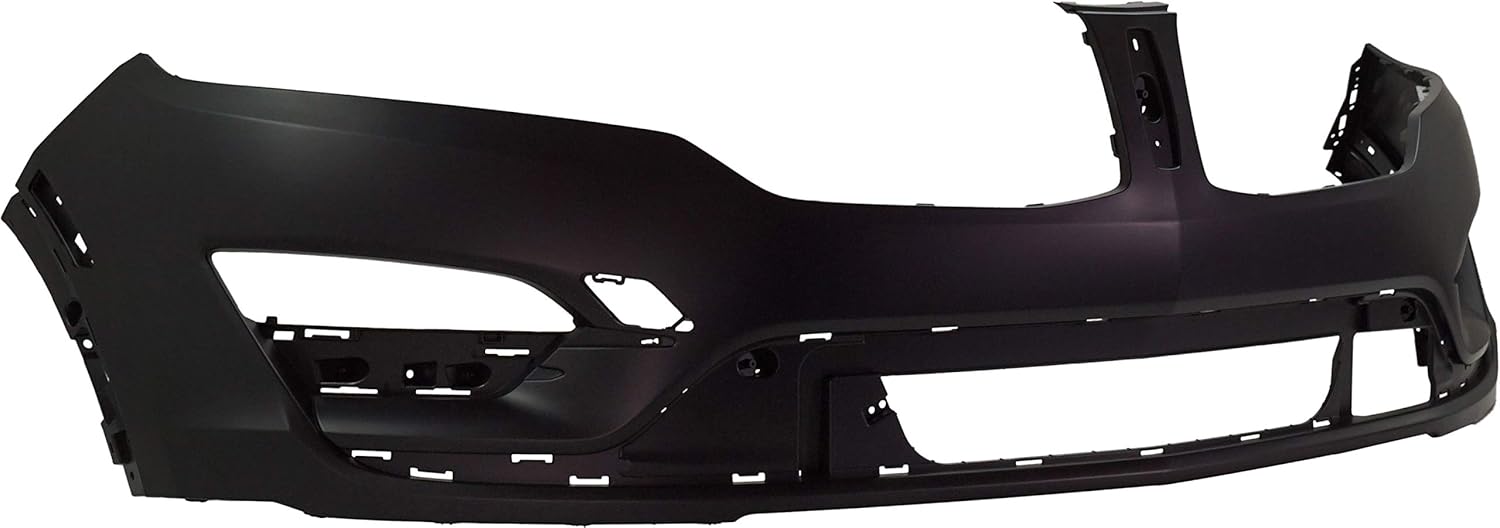 Front Bumper Cover Primed with Tow Hook Holes D4398