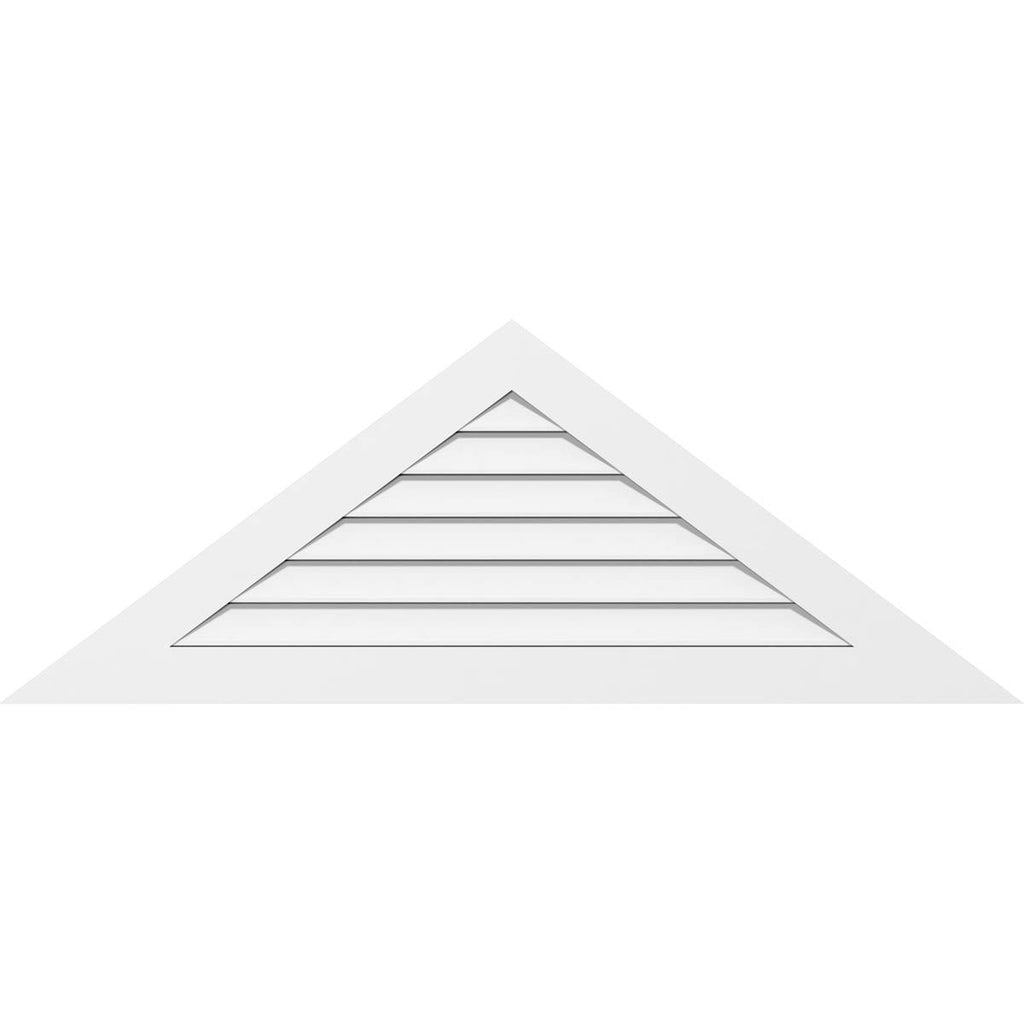 Triangle Surface Mount PVC Gable Vent G711