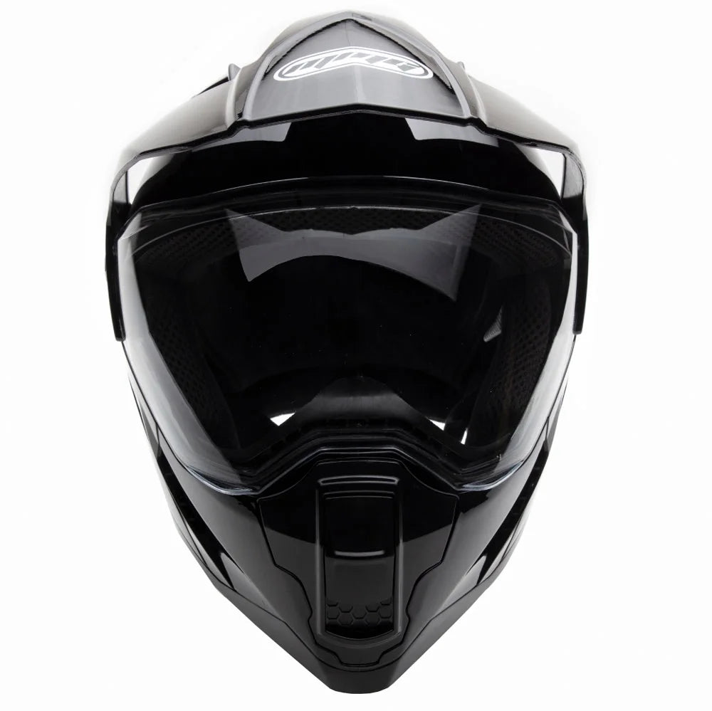 Gloss Black Full-Face Motorcycle Helmet D426146