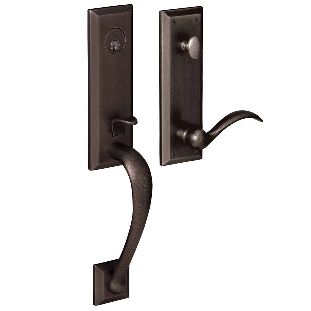 Left Handed Single Cylinder Handleset with Oil Rubbed Bronze D956564
