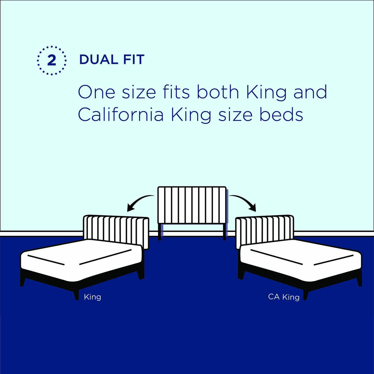 Charcoal Performance Velvet Headboard King California King H46765