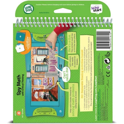 1st Grade Activity Book: Spy Math and Critical Thinking C69490