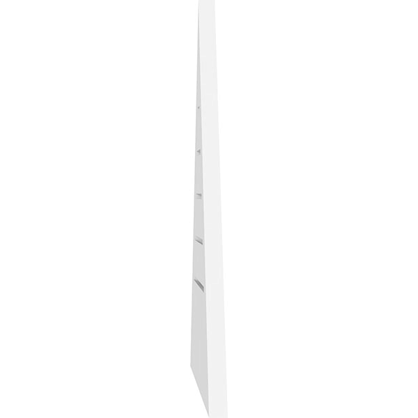 Triangle Surface Mount PVC Gable Vent G711