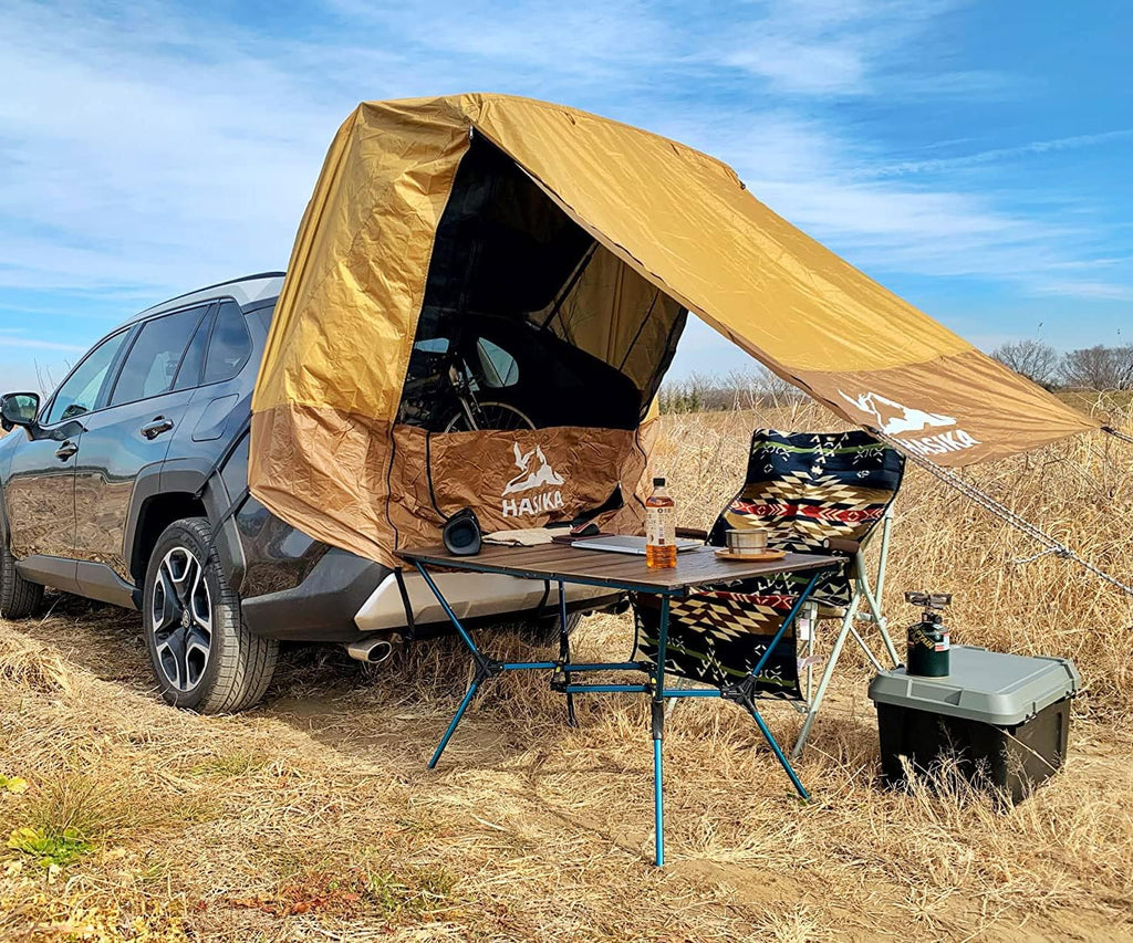 Yellow Waterproof Awning Tent T5450
