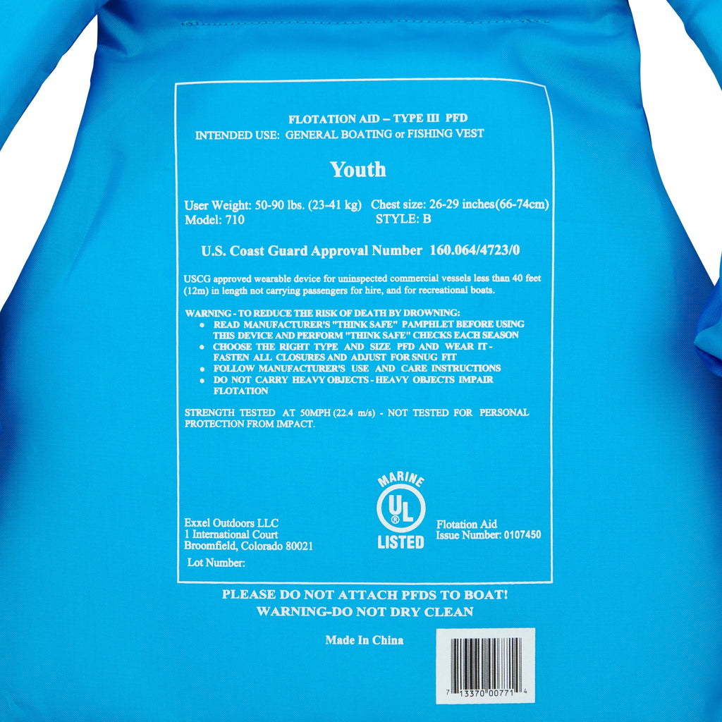 Blue Ocean Coral Youth Life Vest 2-Pack B98910