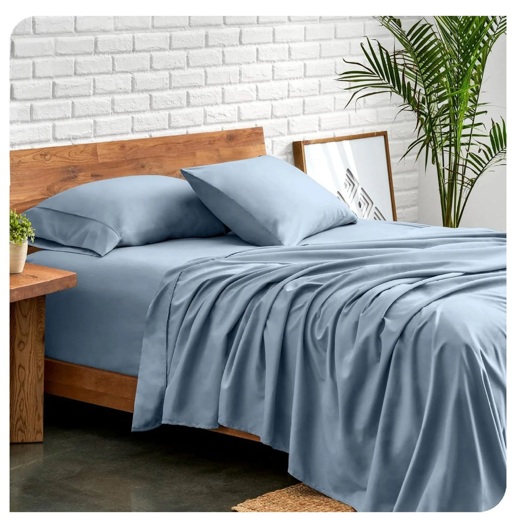 Queen 4 Piece Microfiber Sheet Set with Pillowcases Z822945