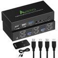 8K@60Hz 4K@120Hz HDMI 2.1 KVM Switch 2 Port Dual Monitor R153161