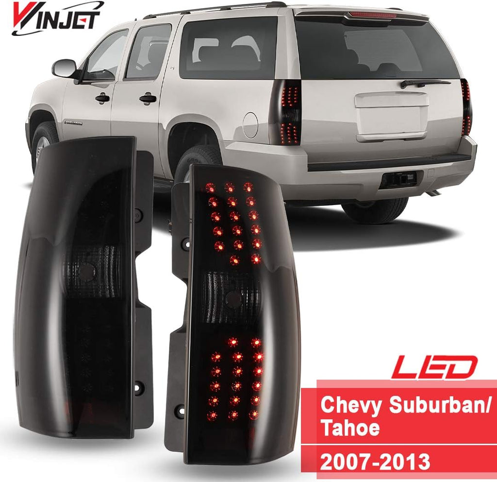 Chrome Housing Red Lens LED Tail Light G8143