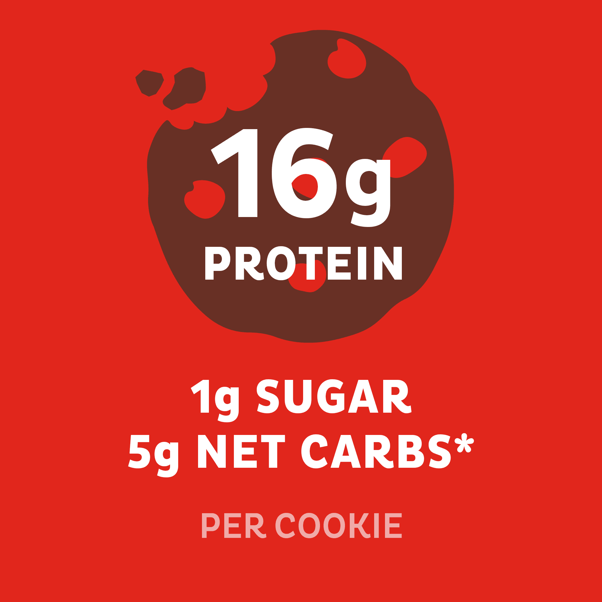 Peanut Butter Chocolate Chip Protein Cookie, 12 Count I63623