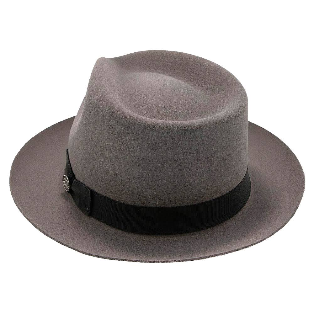 Fur Felt Fedora Hat Size 7 1/4 Caribou Y35498
