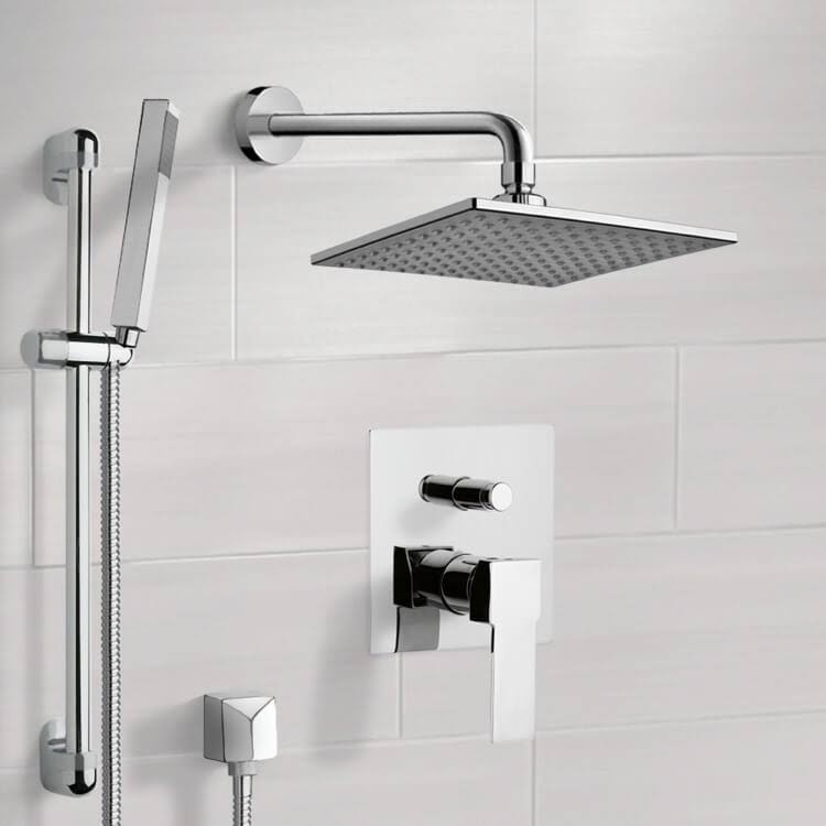 Shower Faucet Set with Pressure Balance Cartridge Y16391
