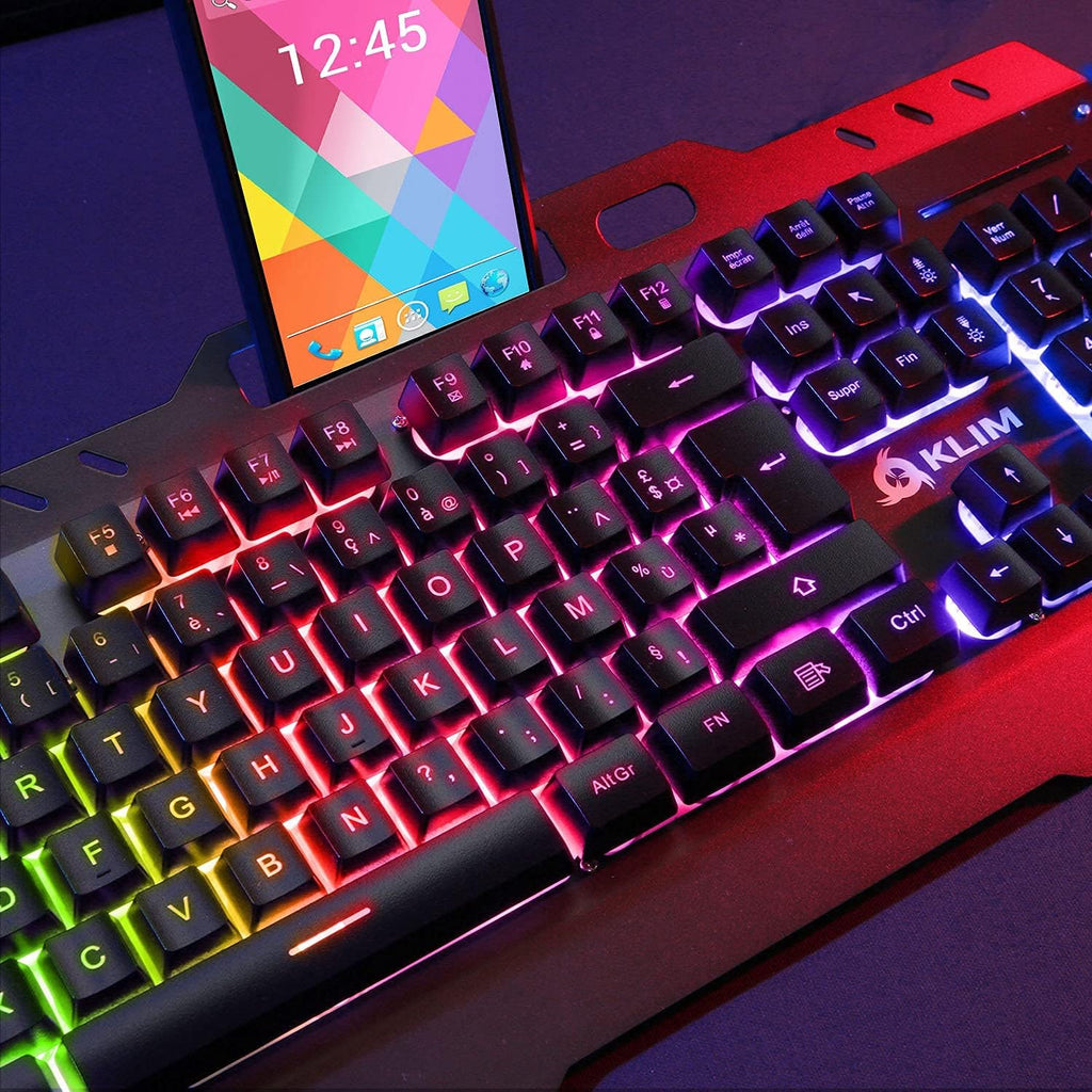 Wireless Keyboard and Mouse Set with Backlit Gaming Keyboard N919243