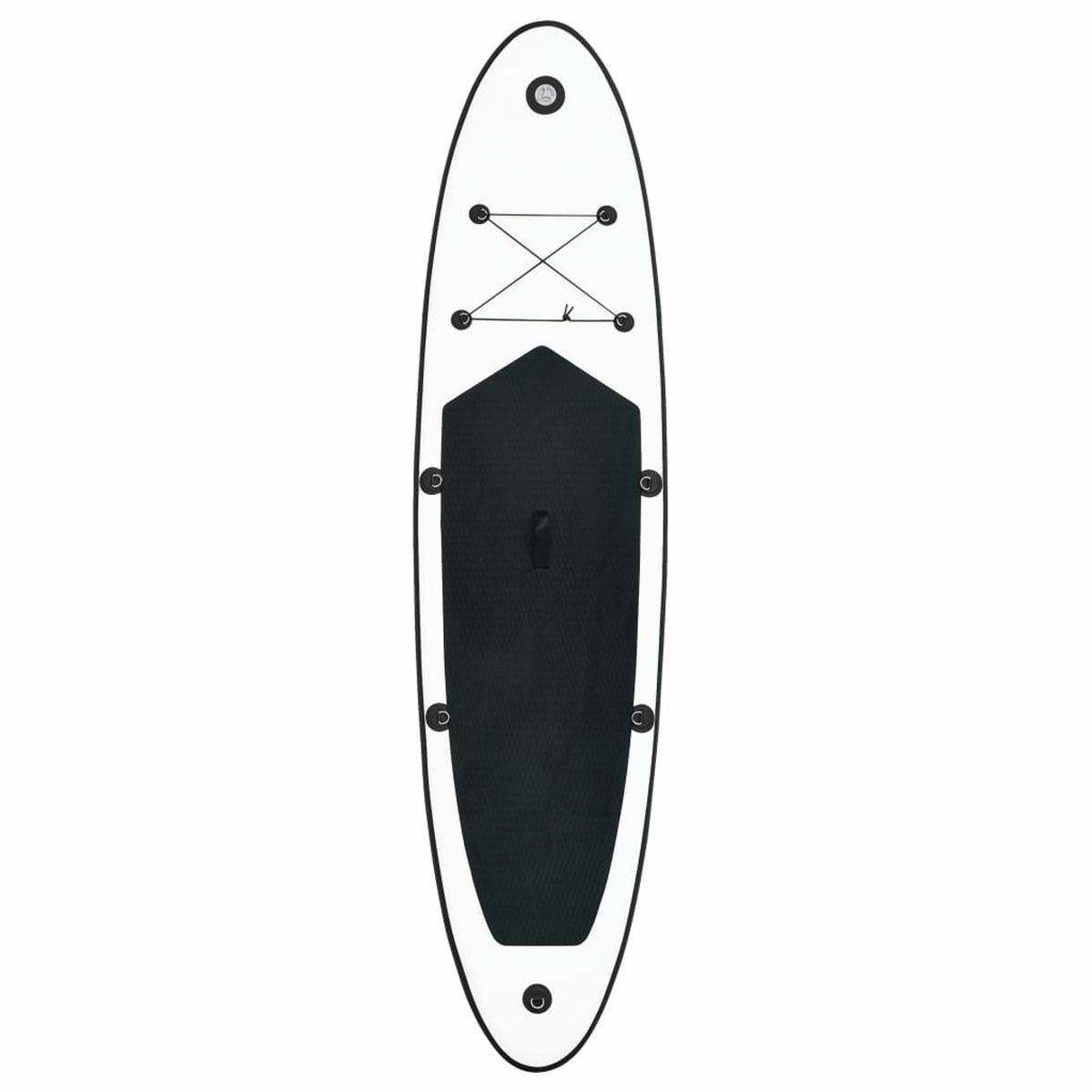 Inflatable Paddleboard Set Black and White B536