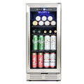 Freestanding Beverage Refrigerator Stainless Steel 120-Can Capacity C641104