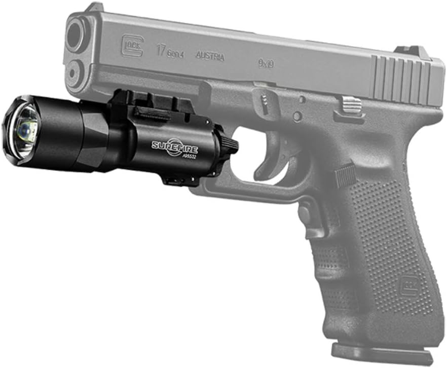 1000 Lumens LED Weapon Light with 12 Extra CR123A and 3 Battery Cases F62770