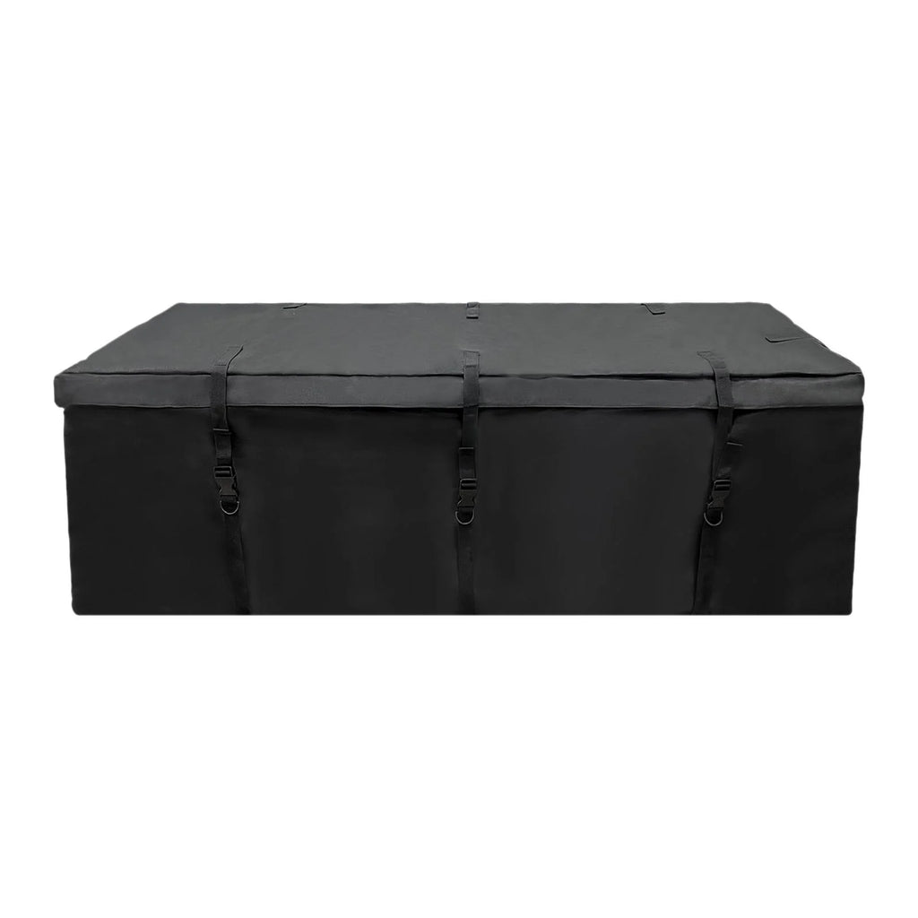 Waterproof Black Cargo Traveling Bag with Reinforced Straps and Zipper F405