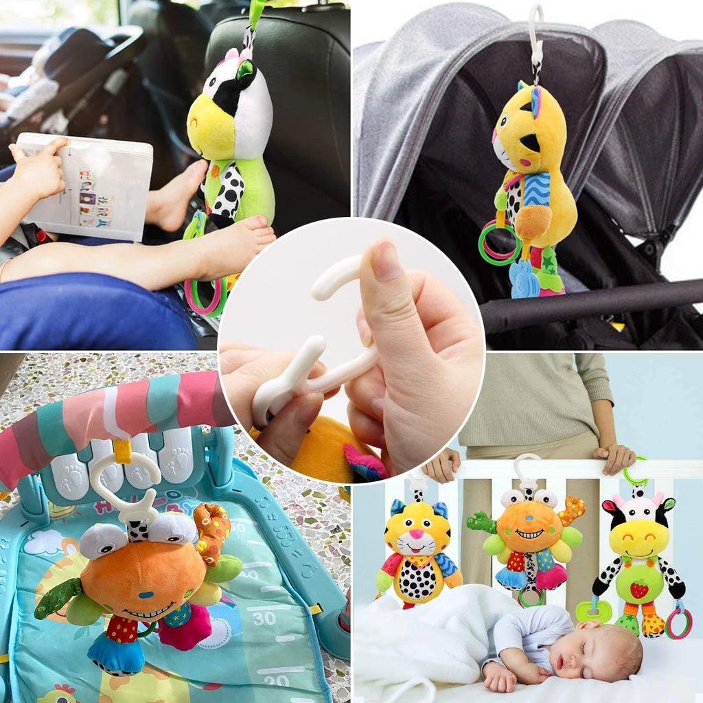 Tiger Baby Car Seat Toys with 24 Music and Teether H7445