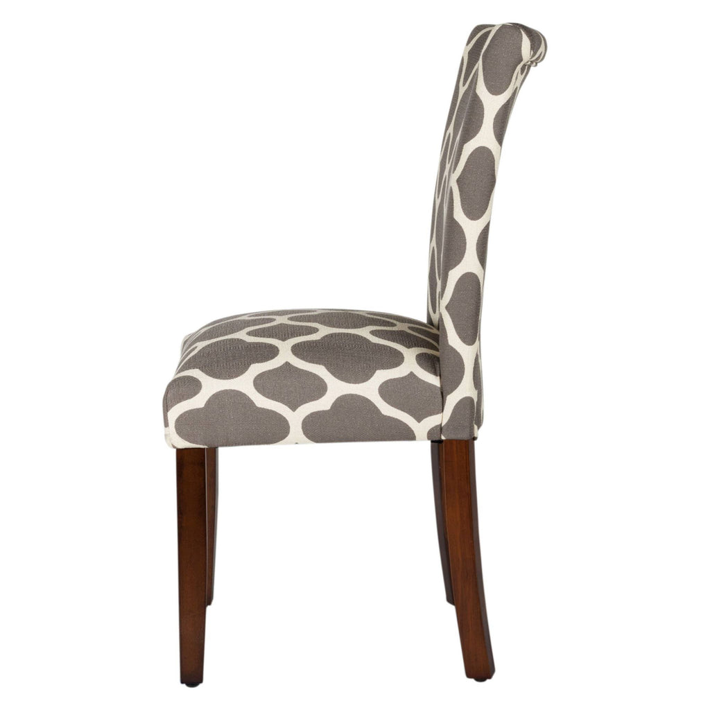 Gray Wood Dining Chair Set of 2 E4366