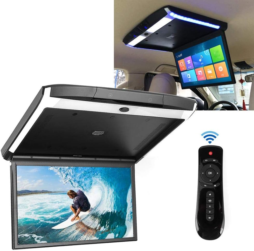 17.3in 1080P IPS Car Overhead Monitor with Built-in Stereo Speakers J928002