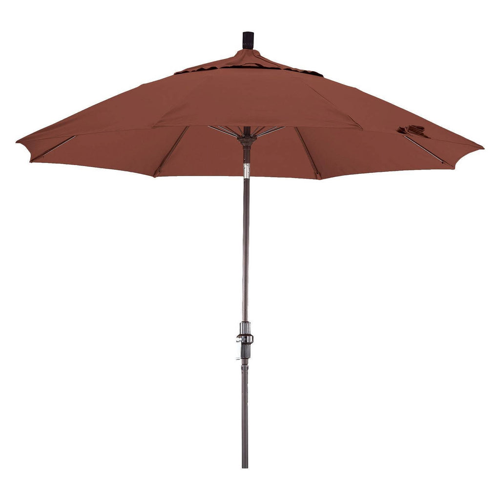 9 ft. Fiberglass Market Umbrella Collar Tilt Bronze C1831