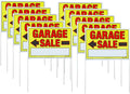 Garage Sale Sign with metal U-Stake, Double Sided, 22" x 32", 10 Pack Z60062