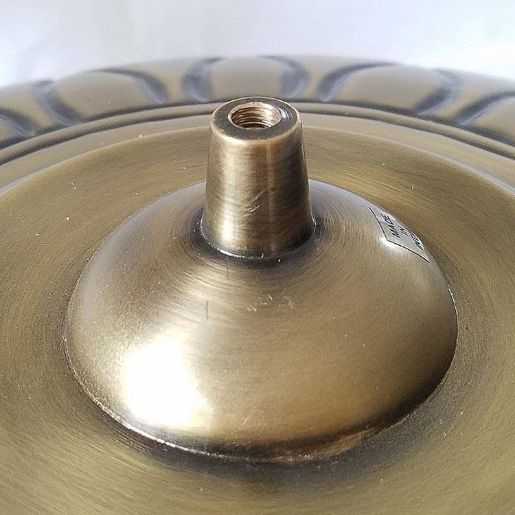 Brass Birdbath with Stake Y78271