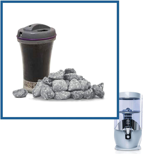 1 Filter Cartridge + 1 Mineral Stones Water Filter Replacement J96225