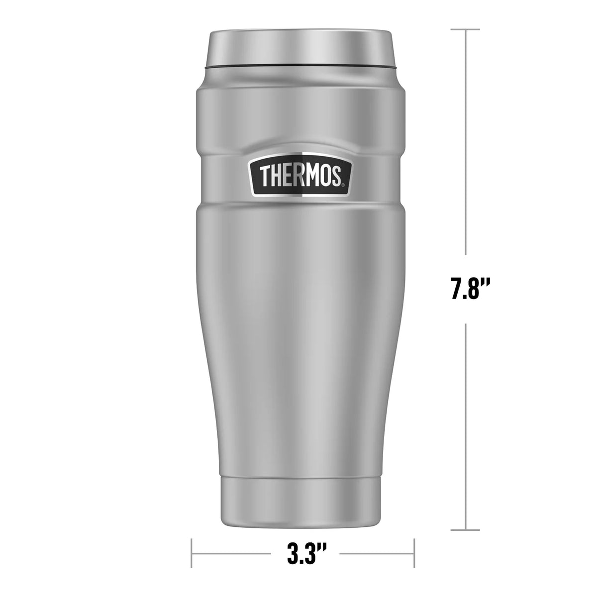Purple Stainless Steel Travel Tumbler, Vacuum Insulated, 16oz P776786