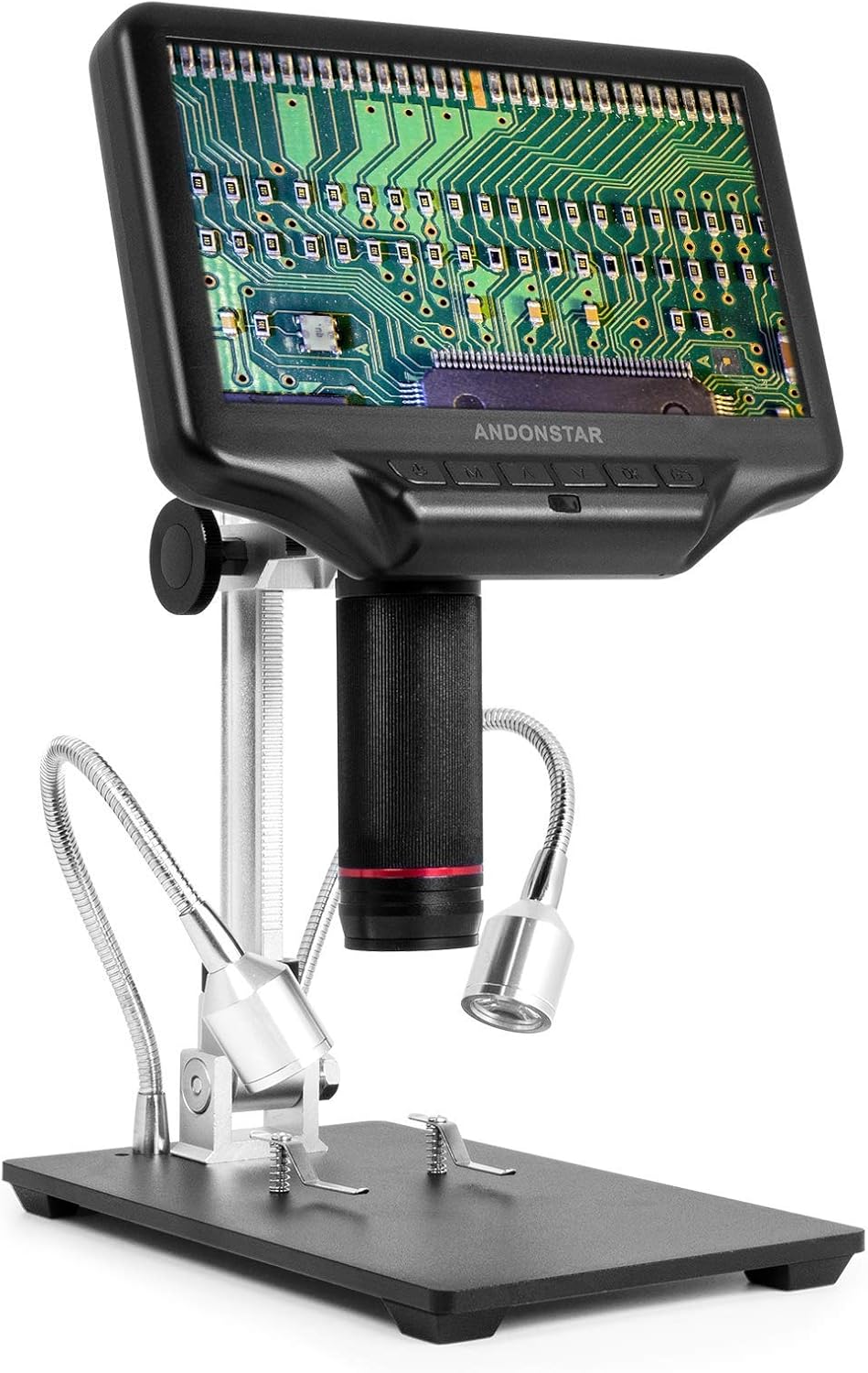 1080P 4MP Digital Microscope with 7-inch HD LCD Display and 270X Magnification V494