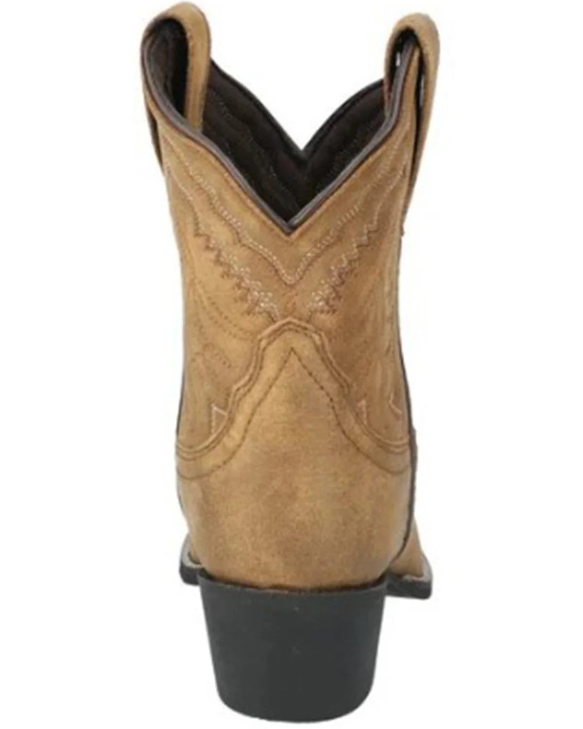 Brown Distressed Western Boot D6821