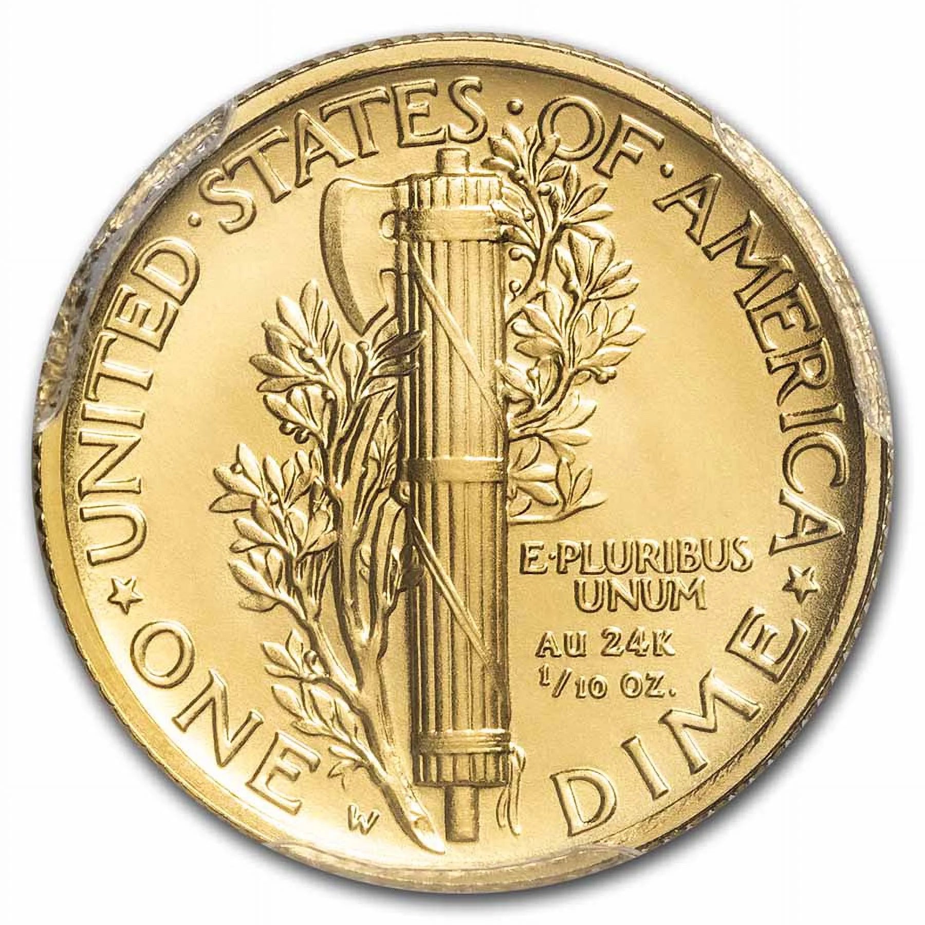 1/10 oz Gold Mercury Dime Z8435