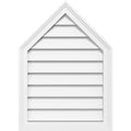 Peaked Top Surface Mount PVC Gable Vent O129