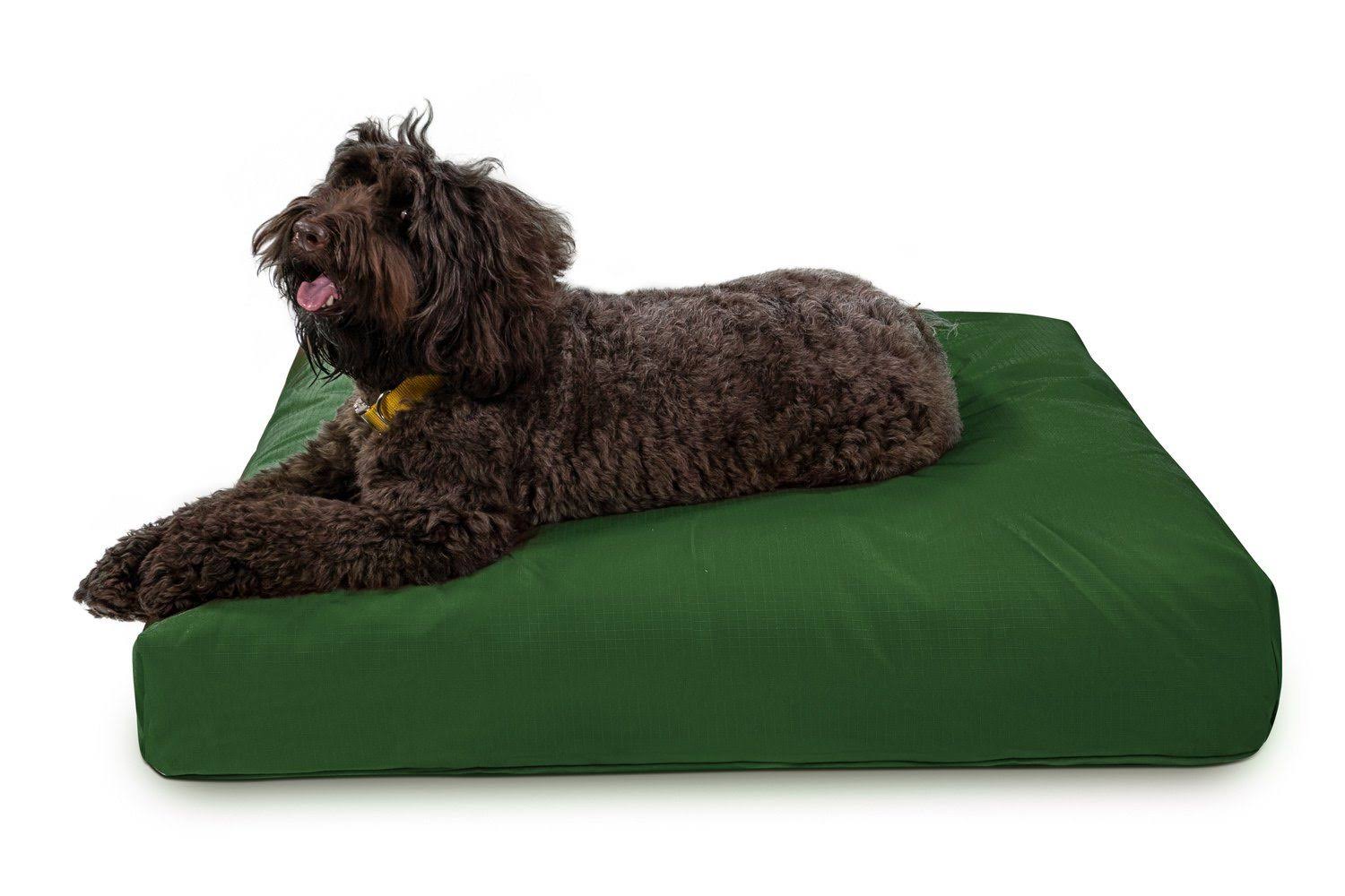 Green Large Chew Resistant Dog Bed K4536