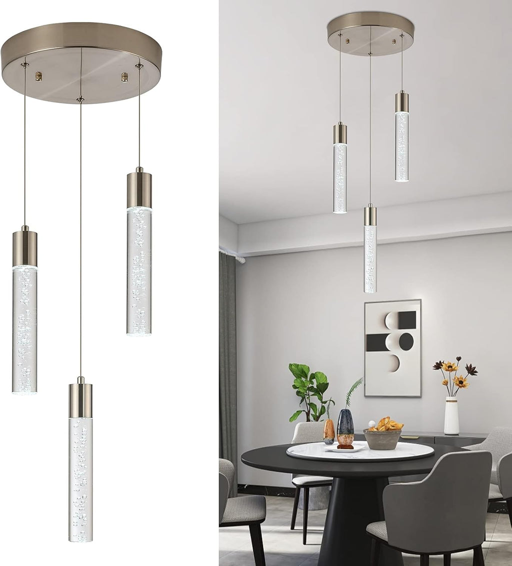 Crystal Chandelier Light Fixture, 9 Lights Y535