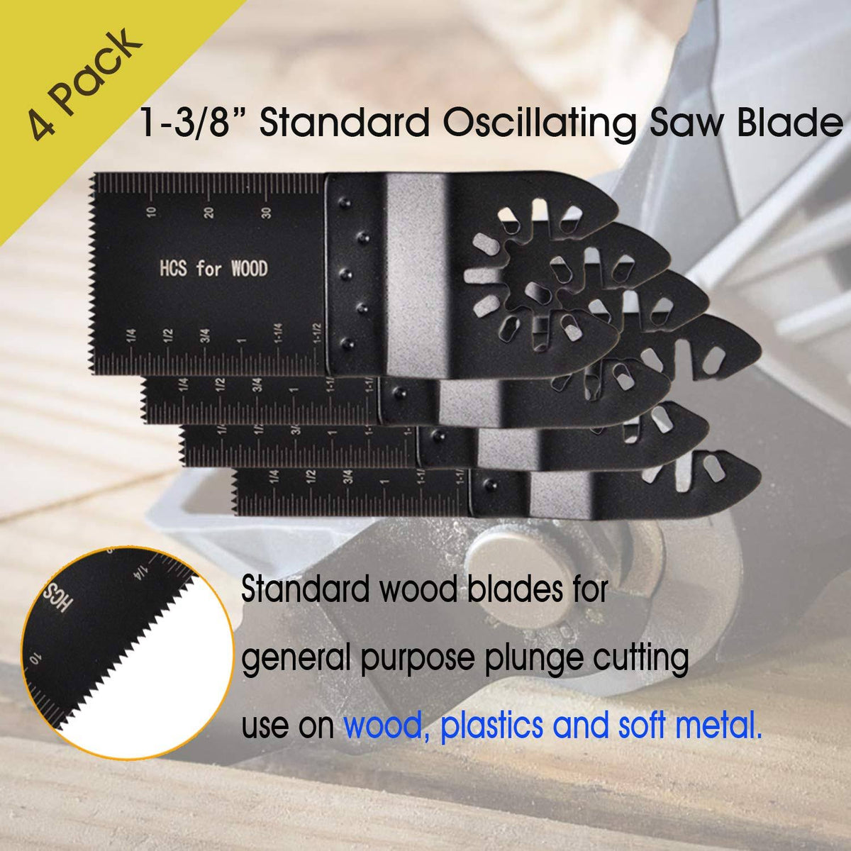 50 Wood Oscillating Multi Tool Saw Blades B4211