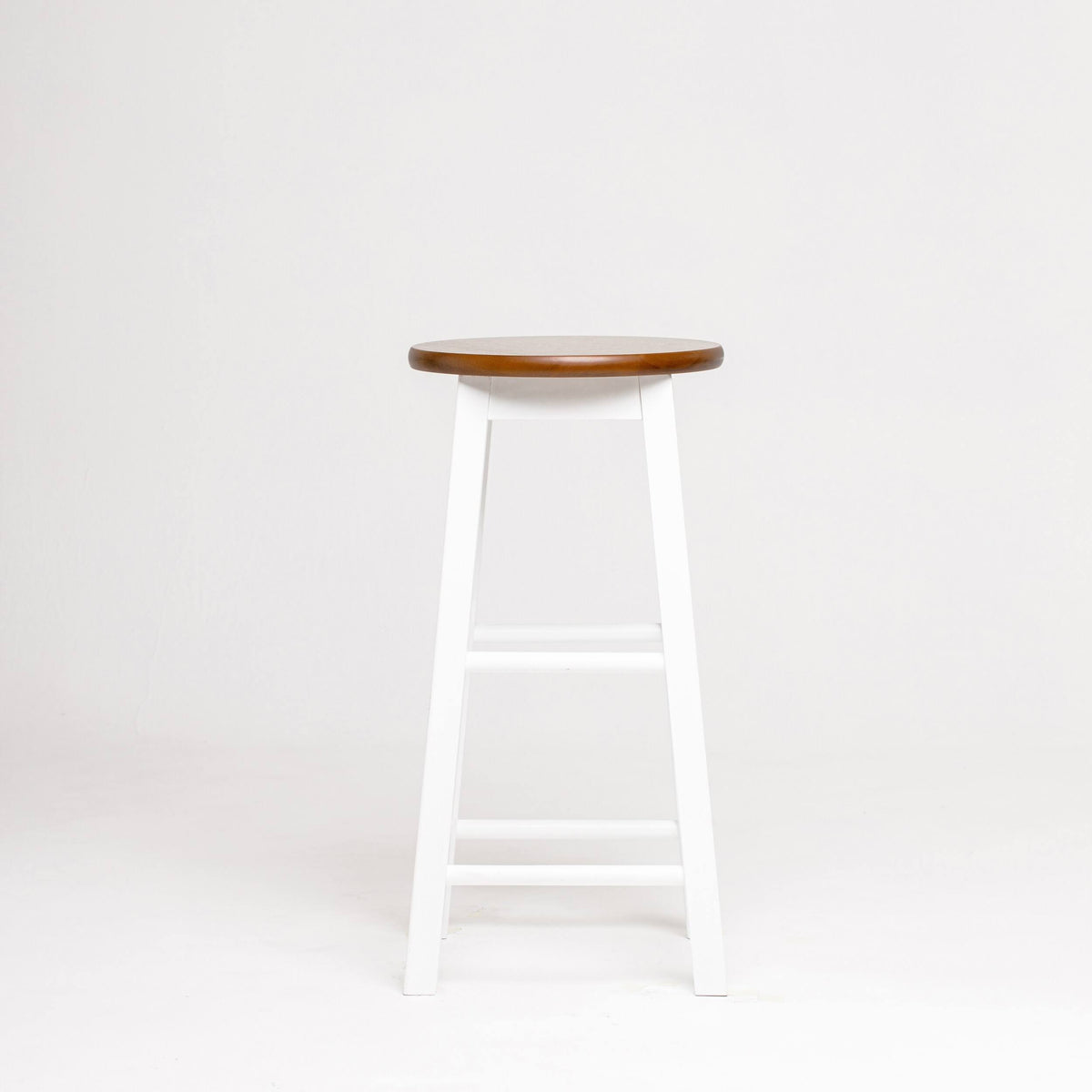Black Round Acacia Counter Stool X420