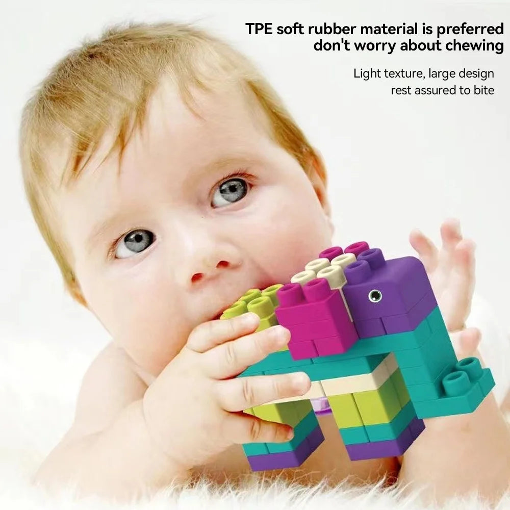 20 Pack Soft Stacking Building Blocks Toys E9586