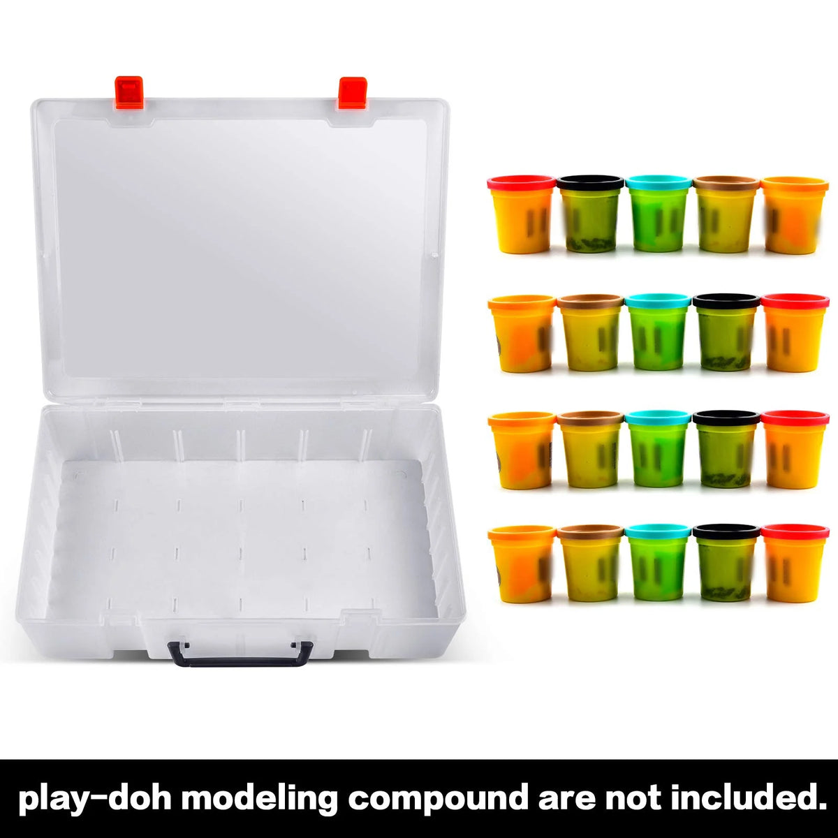 20-Pack Case of Colors 3-Ounce Cans Storage Box Organizer Container K3406
