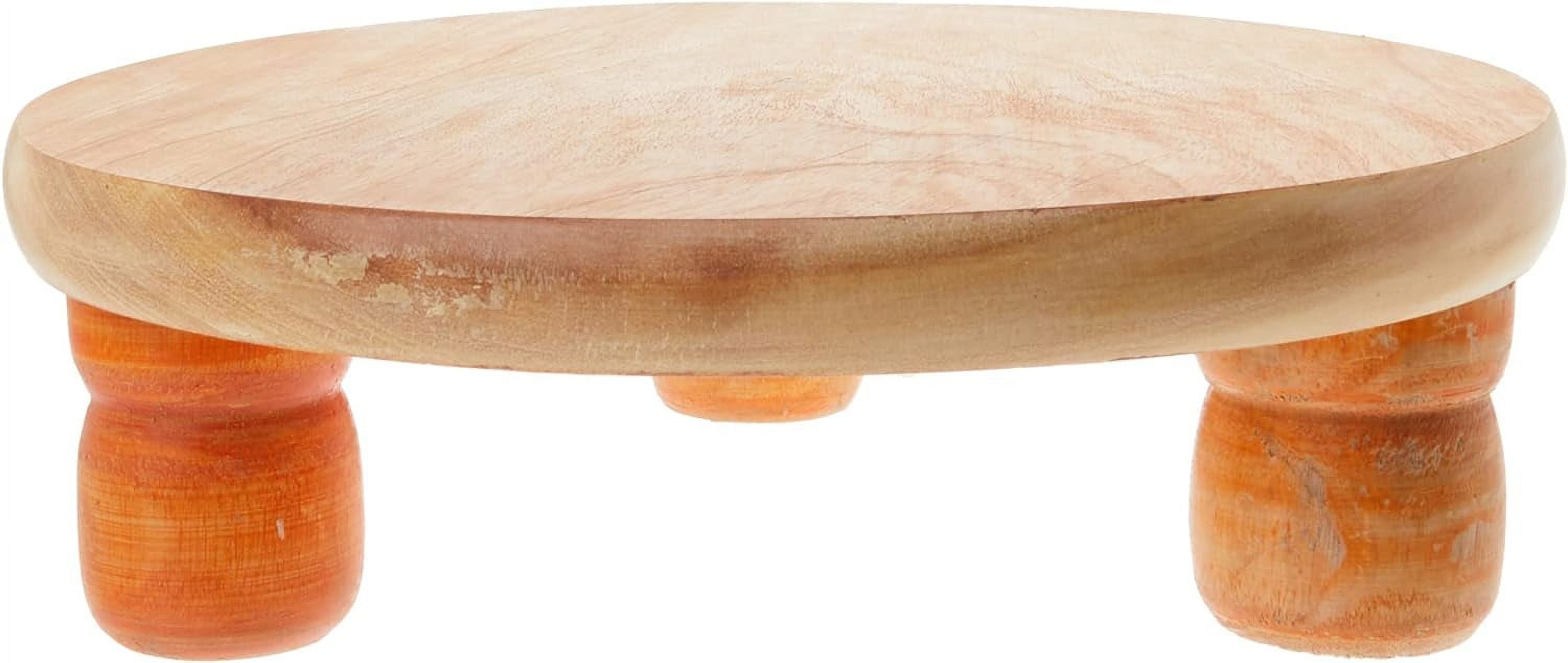 Manual Wooden Roti Chapati Tortilla Presser Maker With Rolling Pin, 10-Inch A255683