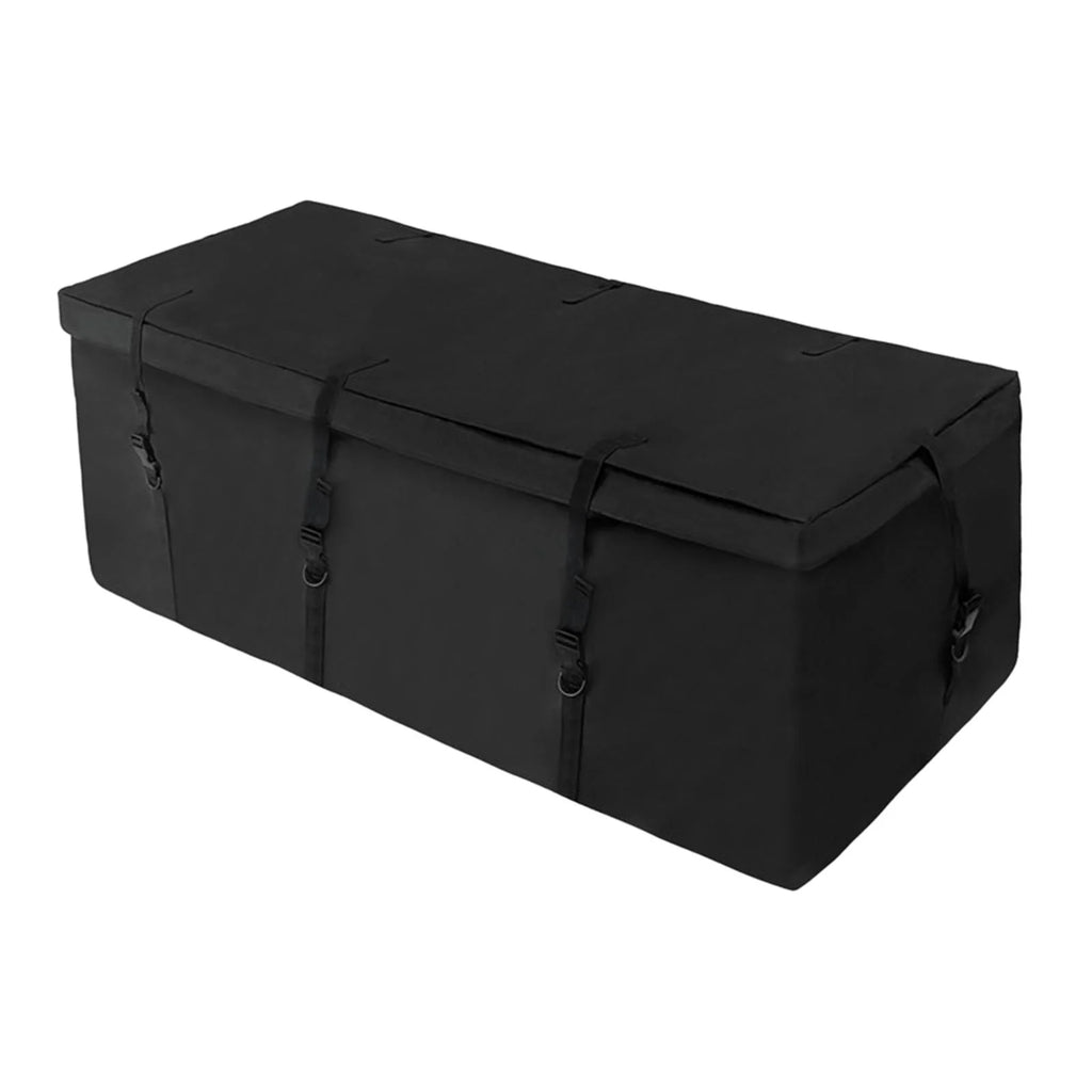 Waterproof Black Cargo Traveling Bag with Reinforced Straps and Zipper F405