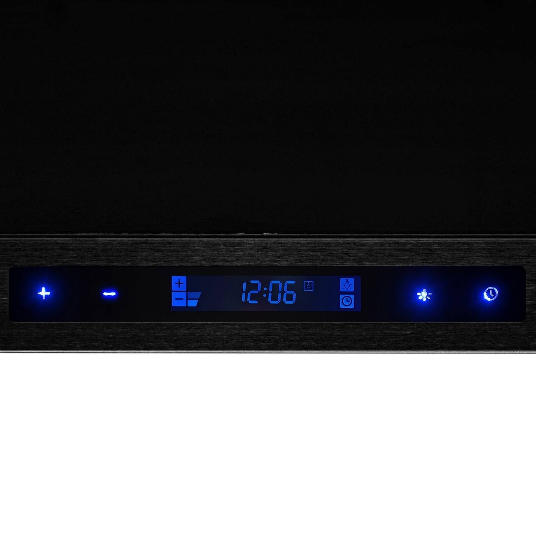 Black Stainless Steel Wall Mount Kitchen Range Hood with Touch Panel X84081