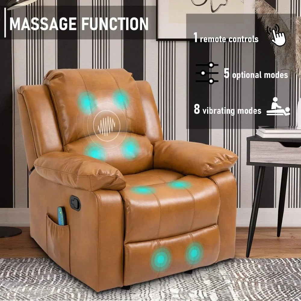 Faux Leather Power Lift Recliner Chair with Remote Control Y82161