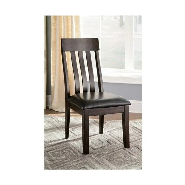 Dark Brown Dining Uph Side Chair Set of 2 R3009
