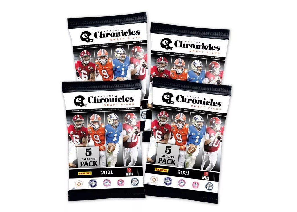 2021 Panini NFL Chronicles Draft Pick Football Trading Card Blaster Box W58195